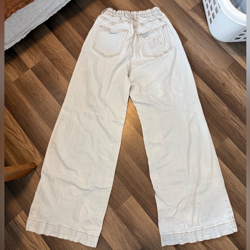 Ragdoll Light Wash Wide Leg Jeans